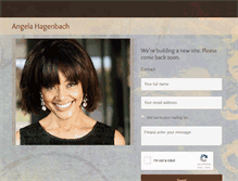 Tablet Screenshot of angelahagenbach.com